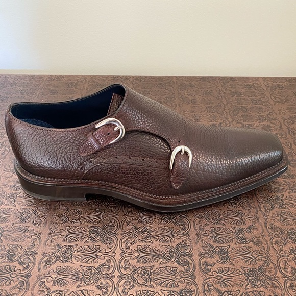 BRAND NEW CUSTOM Italian Double Monk Strap Shoes - Picture 5 of 9
